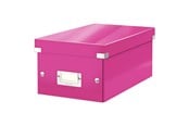 Arkivering & Oppbevaring - Leitz Oppbevaringsboks Click & Store WOW DVD Rosa - 60420023