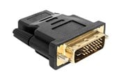 Skjermkabel - DeLOCK Adapter DVI 24+1 pin male > HDMI female - video adapter - 65466
