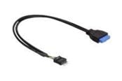 USB - DeLOCK USB cable - 19 pin USB 3.0 header to 8 pin USB 2.0 header - 30 cm - 83095