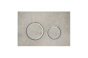 Toaletter, toalettseter, bidéer og reservedeler - Geberit sigma21 actuator plate 246 x 164 x 14 mm concrete/chrome - 115.884.JV.1