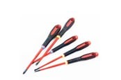 Håndverktøy - BAHCO 9882sl insulated slotted screwdrivers 5 pcs 1000v - slimblade be-9882sl pz/lk - BE-9882SL