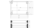 Switchboxes og skap - Schneider Electric 4 plinth side panels 200x400 - NSYSPS4100