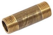 Gjengede beslag - Isiflo Barrel nipple brass 12 x 150 mm - 048415004