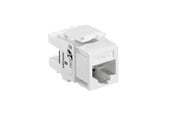 Kobber kabling - Leviton Extreme cat 6 utp jack 110-style - white - 61110-RW6