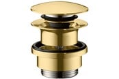 Reservedeler og tilbehør - Hansgrohe waste set brass push-open for basin and bidet mixers polished gold-optic - 50100990