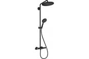 Dusj- og monteringstilbehør - Hansgrohe croma select s showerpipe 280 1jet with thermostat and hand shower raindance select s 120 3jet matt black - 26890670