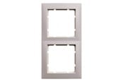 Switch - Berker Frame 2gang berker s1 polar white - 10129909