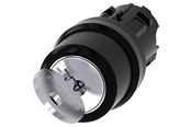 Trykknapper & Signalenheter - Siemens Ronis key-operated switch 22 mm round plastic lock - 3SU1000-4BF01-0AA0