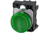 Trykknapper & Signalenheter - Siemens Indicator light green - 3SU1102-6AA40-1AA0