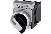 Trykknapper & Signalenheter - Siemens Selector switch o-i black white - 3SU1150-2BF60-1BA0