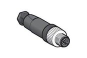Sensor-teknologi - TELEMECANIQUE SENSORS Plug m12  mal straight connector 4pin - XZCC12MDM40B