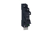 Komponenter for switchboxes og skap - Schneider Electric Zelio rsb plug-in relay premounted in socket with diode and legend 1 c/o 12a contact and 24vdc supply - RSB1A120BDPV