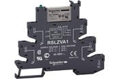 Komponenter for switchboxes og skap - Schneider Electric Interface relay complete with socket with screw terminals 6a 1c/o 24v ac/dc supply - RSL1PVBU