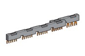 Komponenter for switchboxes og skap - Schneider Electric Busbar - GV2G245