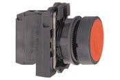Trykknapper & Signalenheter - Schneider Electric Harmony push button complete with spring return and flat touch surface in red color 1xnc xb5aa42 - XB5AA42