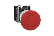 Trykknapper & Signalenheter - Schneider Electric Harmony emergency stop complete with ø40 mm toad head in red with push / turn function and 2xnc xb4bs8444 - XB4BS8444