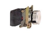 Trykknapper & Signalenheter - Schneider Electric Harmony lamp print complete with led and flat printing surface with spring return in white color 24vac / dc supply 1xno + 1xnc xb4bw31b5 - XB4BW31B5