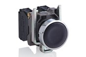 Trykknapper & Signalenheter - Schneider Electric Harmony push button complete with spring return and flat touch surface in black color 1xno xb4ba21 - XB4BA21