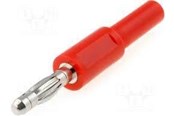Instrumenter - Elma Instruments Banana plug adapter - ada ø4/4mm red 1057 - 5706445321278