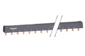 Komponenter for switchboxes og skap - Schneider Electric Comb busbar 4p 100a 24mod. - A9XPH424