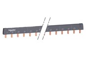 Komponenter for switchboxes og skap - Schneider Electric Comb busbar 2p 100a 24mod. - A9XPH224
