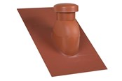Tak & Fasade - SABETOFLEX roof hood 5-45° ø160 red pib - UN331600545