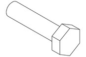 Switchboxes og skap - Cubic Hex cap screw fully threaded - 2009-1030