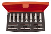 Verktøy - BAHCO socket set 3/8 lang 14 pieces 6-19mm - S1214L