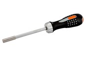 Håndverktøy - BAHCO Ratcheting screwdriver bits incl. ph 1 ph 2 pz 1 pz 2 slotted 4.5 and 5.5 - 808050