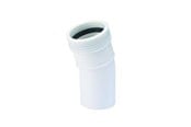 Dreneringsprodukter - Wavin Wafix pp bend 15° x 50 mm white - 1440310