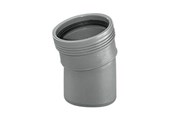 Dreneringsprodukter - Wavin Wafix pp bend 15° x 40 mm grey - 1450305