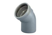 Dreneringsprodukter - Wavin Wafix pp bend 45° x 50 mm grey - 1450312