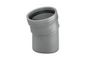 Dreneringsprodukter - Wavin Wafix pp bend 15° x 75 mm grey - 1450320