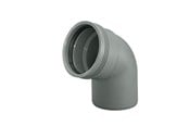 Dreneringsprodukter - Wavin Wafix pp bend 67° x 110 mm grey - 1450345