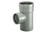 Dreneringsprodukter - Wavin Wafix pp branch 88.5° ø50 x ø50 mm grey - 1450412