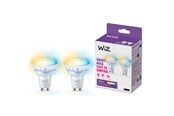 Smarthus - WiZ Tunable GU10 Smart Spot Light 2-pakning - Dimbar varm til kald hvit LED - 929003772242