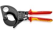 Håndverktøy - KNIPEX Kabelkutter, (Skralleprinsipp) - 95 36 280
