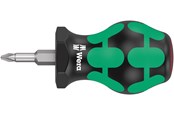 Verktøy - Wera 350 PH Phillips-head Stubby/carburetor screwdriver PH 1 x 25 mm - 05008850001