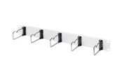 Tilbehør - DIGITUS DN-97666 - cable management panel with rings - 1U - 19" - DN-97666