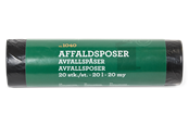 Rengjøring - G.Funder Garbage bags with drawstring 20 liters - standard quality - 5701137010409