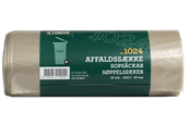 Rengjøring - G.Funder Container garbage bags for 120 liter container clear plastic 10 bags per roll - heavy duty quality - 5701137010249