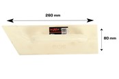 Verktøy - Work>it Pussebrett gul-PUR 80 x 260 mm - hjørne - 76204