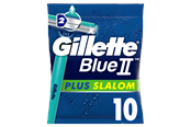 Barberingsutstyr - Gillette Blue II Plus Slalom Engangshøvler, x-10Pakn. - 7702018466689