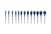 Bormaskin & Bits - Bosch Flat Milling Drill Bit Set Self-Cut 10-32 mm 13 Bits - 2608900336