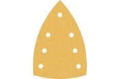 Slipemaskin - Bosch Expert C470 Hook and Loop Large Delta Sanding Sheets for Paint and Wood 100mm X 150mm 80g Pack of 10 - 2608901116