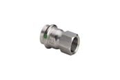Trykkrør & Beslag - Viega Sanpress Inox transition 22 x 1" stainless steel - 436636