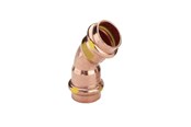 Trykkrør & Beslag - Viega Profipress G bend 45° 22 Copper/bright 345624 - 345624
