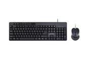 Tastatur - Gembird KBS-UM-04 - keyboard and mouse set - US - black - Tastatur & Mussett - Engelsk (USA) - Svart - KBS-UM-04