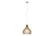 Lamper - EGLO TINDORI pendant light maple white - 96214