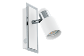 Lamper - EGLO DAVIDA spot chrome/white - 92084